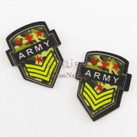 اتیکت چرمی  ARMY