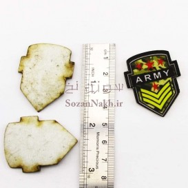 اتیکت چرمی  ARMY