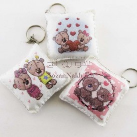 جاکلیدی بالشتک خرس دو نفره