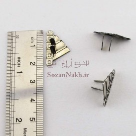 بج سینه فلزی آدیداس سه خط _کد 174