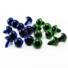 چشم عروسک پیچی سایز 16 با بست (واشر)