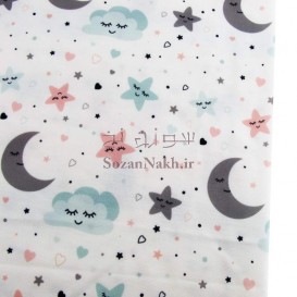 پارچه تریکو ماه و ستاره