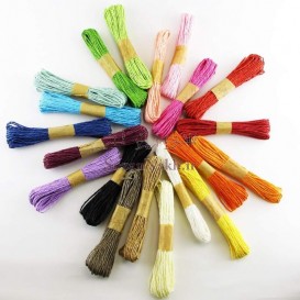 رافیا رنگی ( نخ کاغذی)