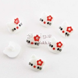 دکمه پایه دار طرح کیتی _ کد 216