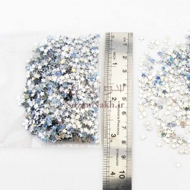 پولک ستاره ای نقره ای و طلایی