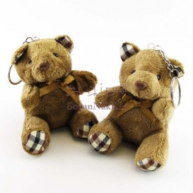 عروسک خرس قهوه ای ولنتاین