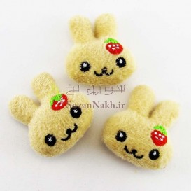 صورتک خرگوش توت فرنگی