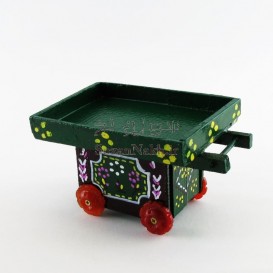 گاری کوچک چوبی میوه فروشی