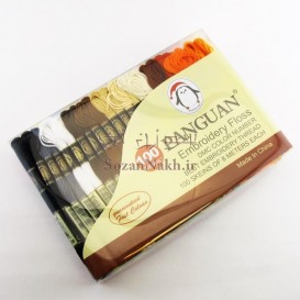 پکیج نخ گلدوزی و کوبلن پنگوئن 100 رنگ