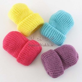 کلاه بافتنی کوچک لبه برگشته