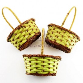 سبد حصیری بیضی سبد حصیری بیضی