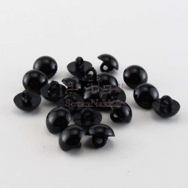 دکمه پایه دار مشکی براق _ کد 224