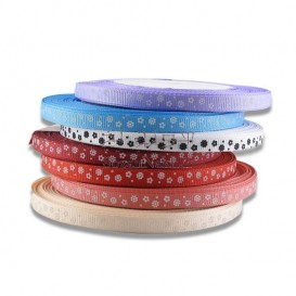 روبان گروگن 7 میلیمتری گلدار