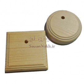 پایه چوبی مربع ابزار خورده