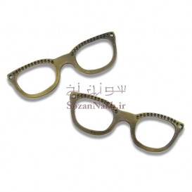 خرج کار عینک طرح نگین بزرگ _ کد 208
