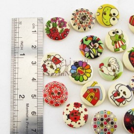 دکمه ی چوبی کودکانه _ کد 225