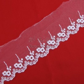 نوار تور شیفون گل عروس _ کد 59