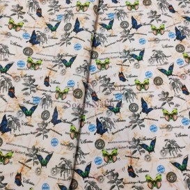 چرم فانتزی pvc طرح پروانه بیوتی