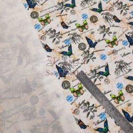 چرم فانتزی pvc طرح پروانه بیوتی