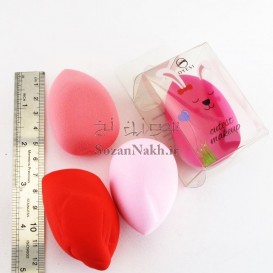 پد تخم مرغی آرایشی مدل اشکی