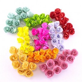 گل کاغذی با سیم نقره ای