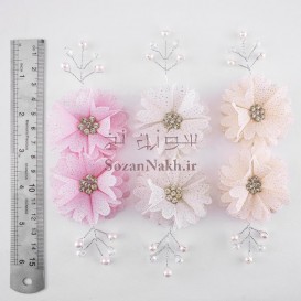 تاج گل تور اکلیلی نگین دار