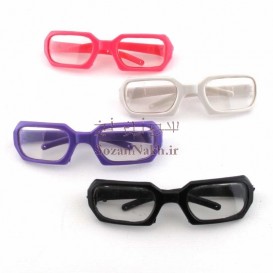 عینک عروسک فریم مستطیل _ کد 10