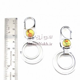 جاسوییچی مدبردار دو حلقه طرح گل