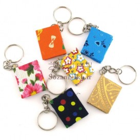 جاکلیدی کتاب کوچک جلد پارچه ای