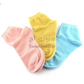 جوراب مچ دار ساده تک رنگ