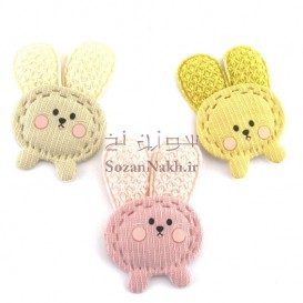 اپلیکه خرگوش لپ گلی _ 75