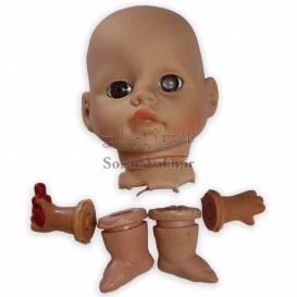 سر و دست پا عروسک ریبورن